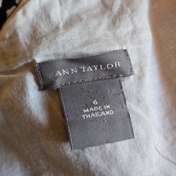 ANN TAYLOR 2 Piece Set Eyelet Skirt & Sleeveless Top sz 6 - Picture 12 of 13